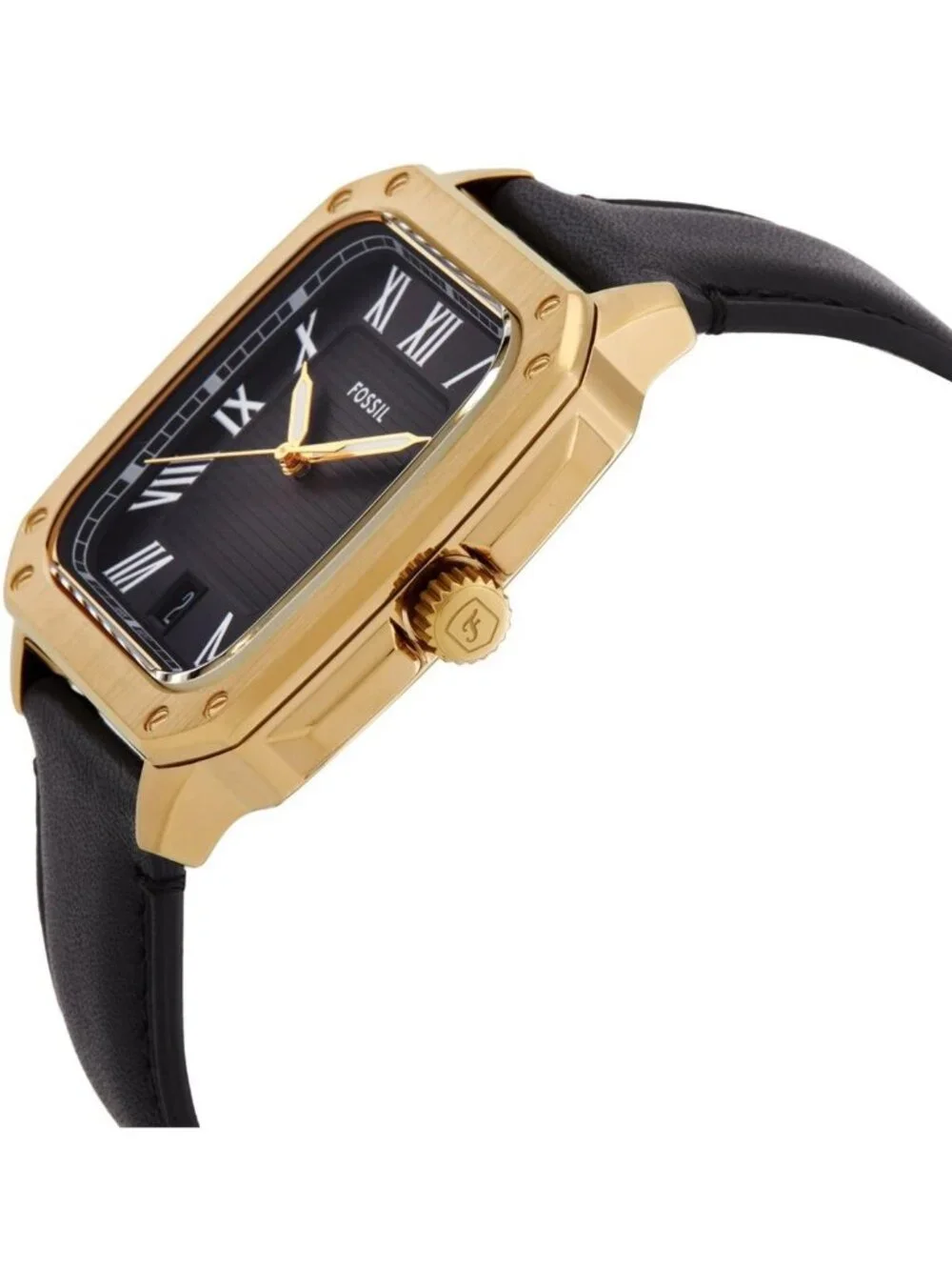 NWT Fossil Crosby Quartz Black Dial Watch
